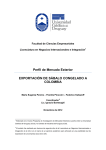 exportación de sábalo congelado a colombia