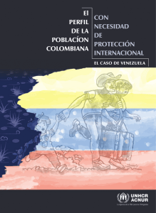 El Perfil de la Población Colombiana con Necesidad de