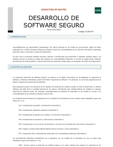 desarrollo de software seguro