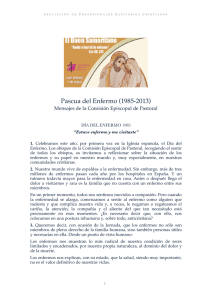 Pascua del Enfermo (1985-2013) - Asociación de Profesionales