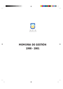 Memoria 1998-2001 Gestión Puchmüller