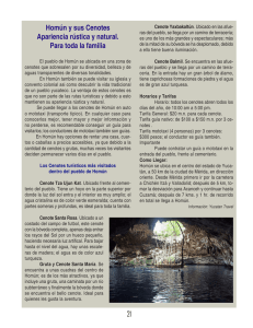 Homún y sus Cenotes Apariencia rústica y