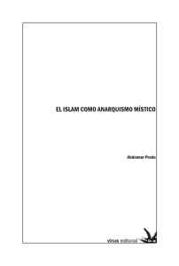 el islam como anarquismo místico - Biblioteca Digital