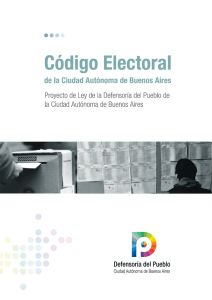 Proyecto Código Electoral - Partido Demócrata Cristiano