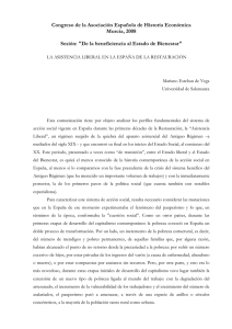 La Asistencia Liberal en la España de la Restauración