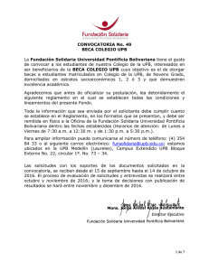 Convocatoria-No-49-Colegio-UPB - Universidad Pontificia Bolivariana