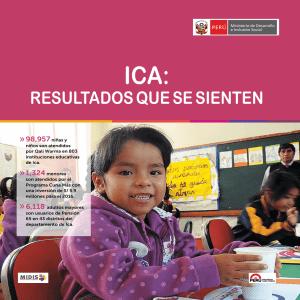 ica - incluyendo a más peruanos al desarrollo
