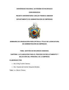 universidad nacional autónoma de nicaragua