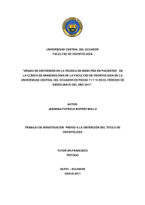 universidad central del ecuador facultad de odontología “grado de