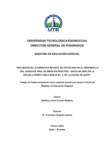 universidad tecnológica equinoccial dirección general de posgrados