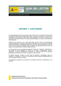 Nº 3. 2006. Zenobia y Juan Ramón
