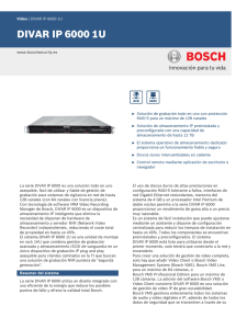 divar ip 6000 1u - Bosch Security Systems
