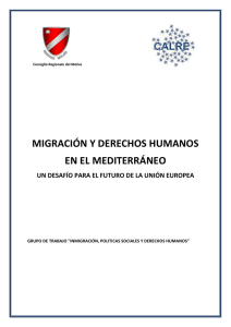 migración y derechos humanos en el mediterráneo