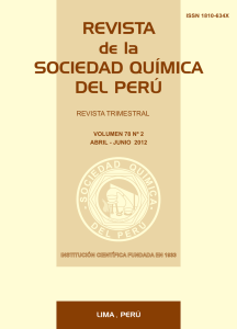 Rev. Soc. Quim. del Perú Vol 78 N2