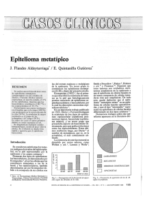 Epitelioma metatípico - Universidad de Navarra