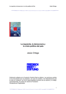 La izquierda, la democracia y la crisis política del País.