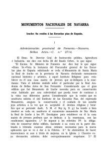 MONUMENTOS NACIONALES DE NAVARRA
