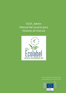 The EOLABEL CATALOGUE