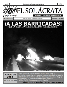 E - Periódico Anarquista El Sol Ácrata