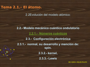 Tema 2.1.- El átomo.