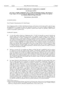 REGLAMENTO DELEGADO (UE) No 528/2014 DE LA
