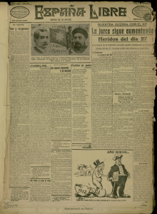 España Libre: Diario de Lanoche del 1 de enero de 1912, nº 242
