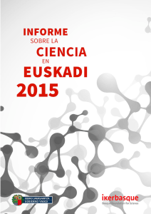 informe de ciencia 2014 - Ikerbasque. Basque Foundation for Science