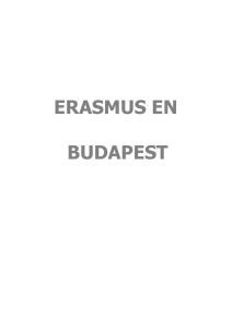 ERASMUS EN BUDAPEST