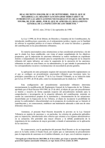 Real Decreto 1930/1998 (Régimen sancionador tributario).