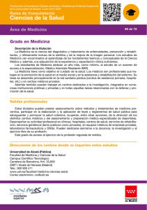 Ciencias de la Salud - Espacio Madrileño de Enseñanza Superior