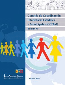 Boletín N° 1, Comités de Coordinación Estadísticas Estadales