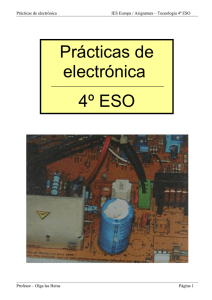 Prácticas de electrónica 4º ESO