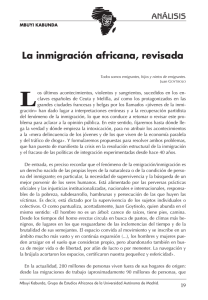 ANÁLISIS La inmigración africana, revisada Los