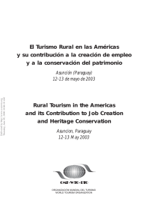 El Turismo Rural en las Américas