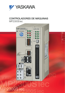 CONTROLADORES DE MÁQUINAS - MP2300S iec - Yaskawa