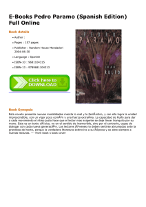 E-Books Pedro Paramo (Spanish Edition) Full Online