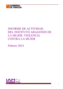 informe cortes 2014 - Gobierno de Aragón