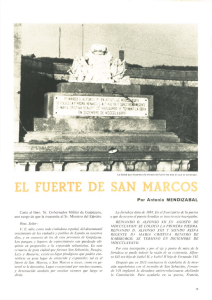 El fuerte de San Marcos, Antonio Mendizabal