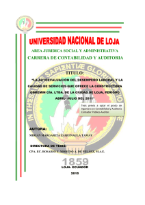 MIRIAM BIBIOTECA - Repositorio Universidad Nacional de Loja