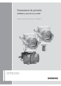SITRANS P, serie DS III con HART