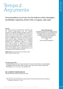 Tercermundismo en el Cono Sur de América Latina: ideología y