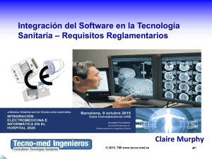 Integración del Software en la Tecnología Sanitaria - Claire