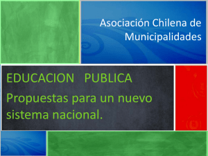 Diapositiva 1 - Asociación Chilena de Municipalidades