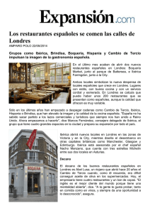 Los restaurantes españoles se comen las calles de