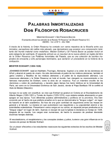 PALABRAS INMORTALIZADAS Dos FILÓSOFOS ROSACRUCES