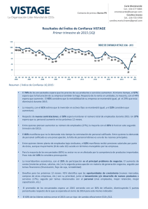 Q1 2015 Informe - Vistage Argentina