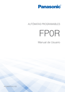 FP0R Manual de Usario, ACGM0475V3.1ES