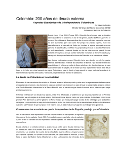 Colombia: 200 años de deuda externa