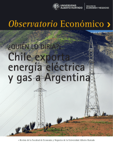 Chile exporta energía eléctrica y gas a Argentina