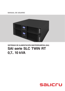 SAI serie SLC TWIN RT 0,7.. 10 kVA